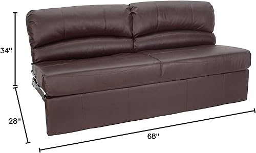 Miniatura 35 de RecPro Charles RV Jackknife Sofá Sofá biplaza Sofá cama Opciones de longitud 62 pulgadas, 68 pulgadas, 72 pulgadas (62 pulgadas, masilla)
