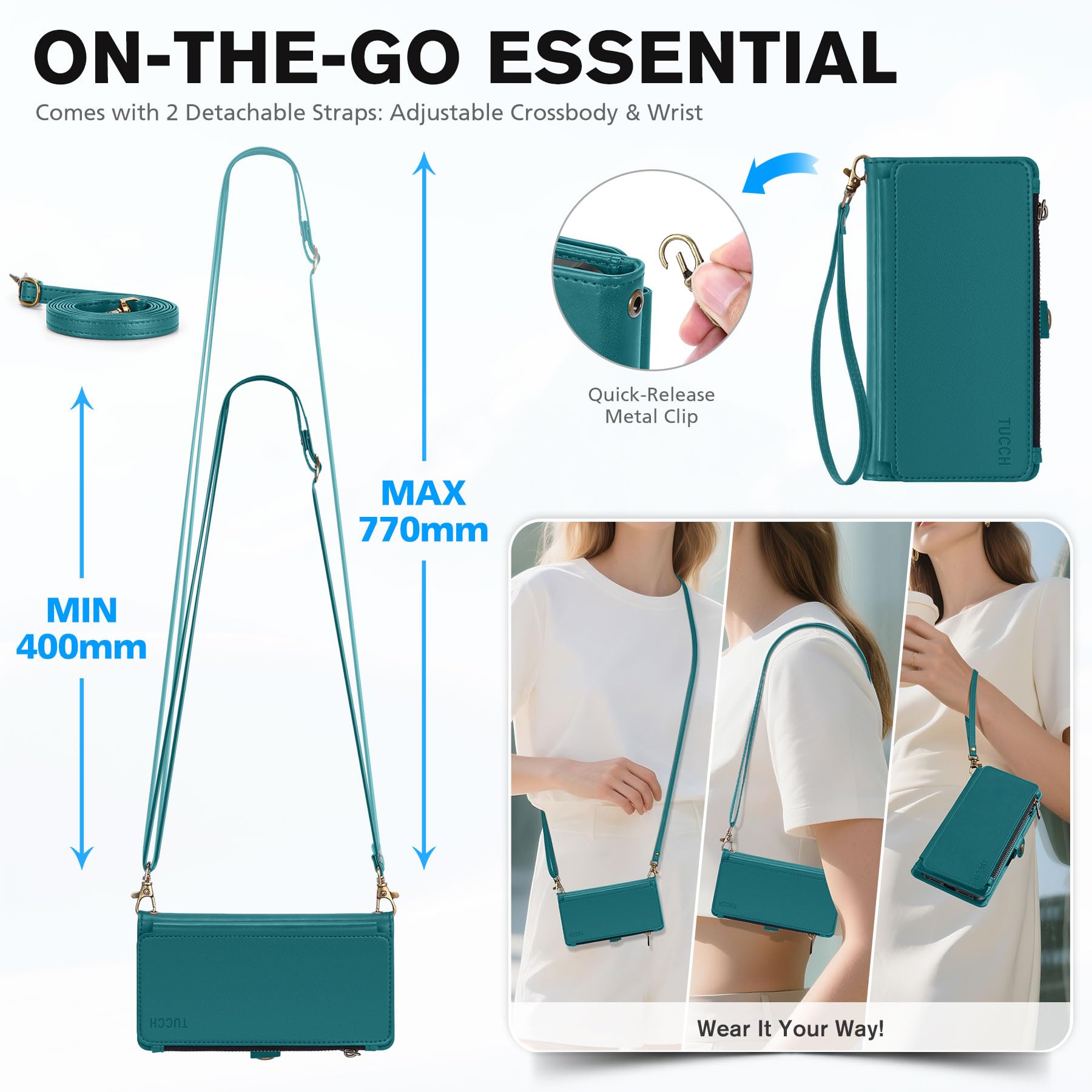 Etui Portefeuille Pour IPhone 17 6,3-Pouces 5G 2025 Rabat Magnétique Béquille 9 Fentes Cartes - Accessoires Téléphone & Objets Connectés