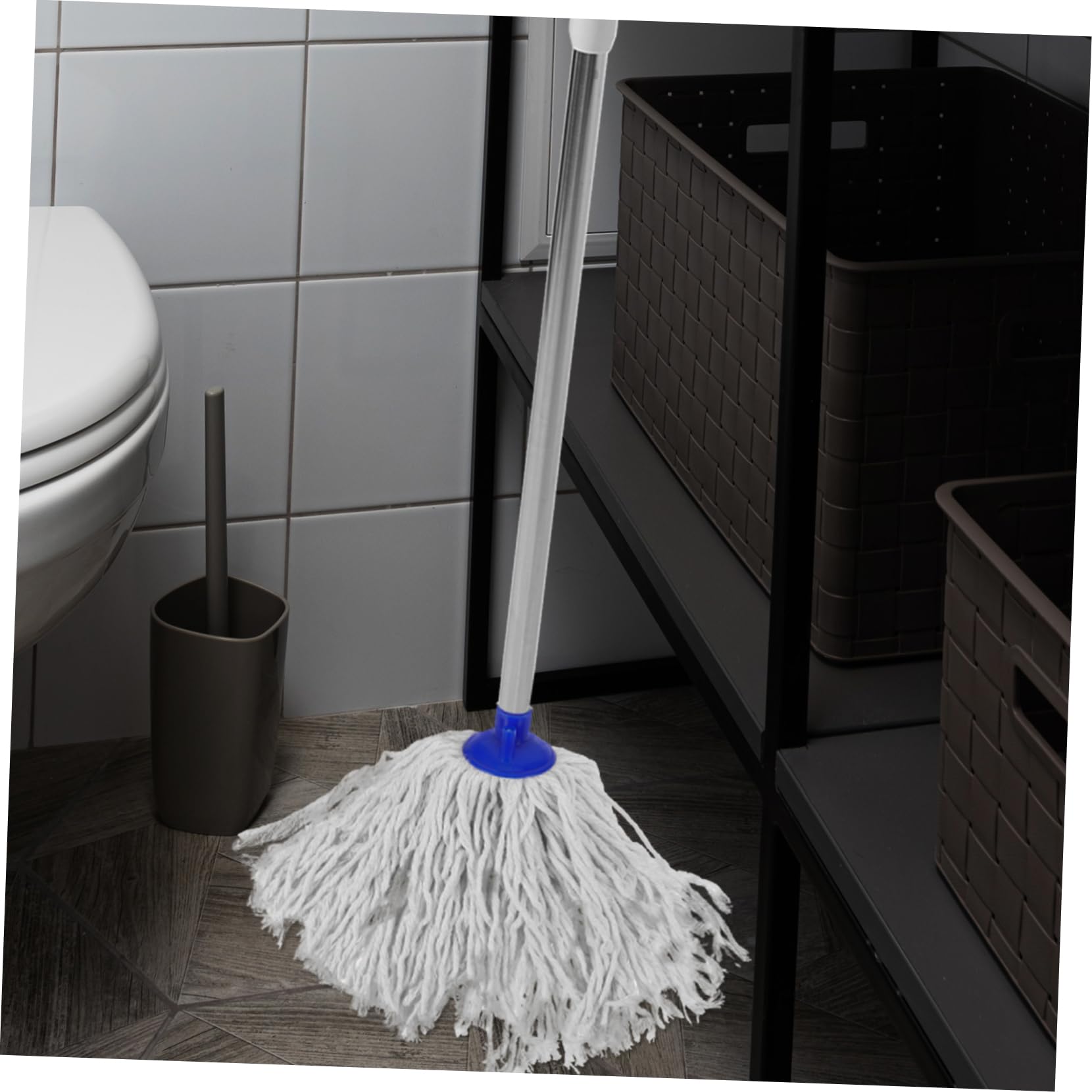 KOMBIUDA 3pezzi Spazzole di Ricambio per Moppi Testina per Moppi Riutilizzabile Filo per Pulizia della Casa ad Alta Assorbimento Rapido Asciugatura Adatto per Pavimenti Duri Laminati
