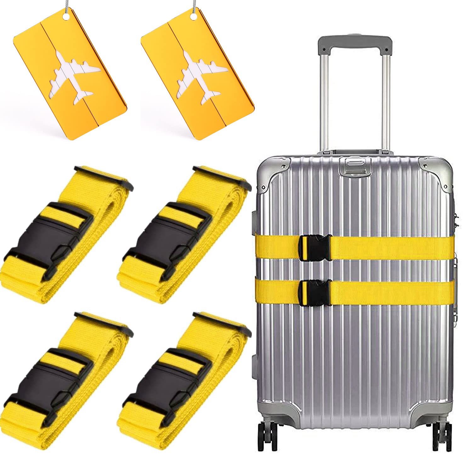 Aazon.co: Luggage Carrying Clip Buckle, Luggage Straps For Suitcases