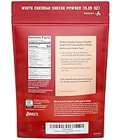 Vista 2 de Judee's White Cheddar Cheese Powder - Versatile Cheese Powder for Dips & Baked Goods - White Cheddar Popcorn Seasoning - Gluten Free & Nut Free