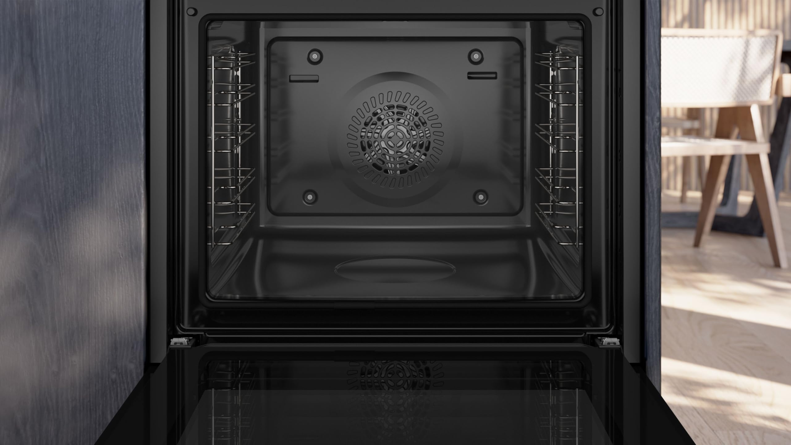 Siemens iQ500 Einbauherd 60 x 60 cm Deep black inox schwarz HE278GBB3 | Made in Germany, activeClean®, Kindersicherung, 71 l Nutzinhalt, Pyrolytisch+Hydrolytisch, coolStart ohne Vorheizen