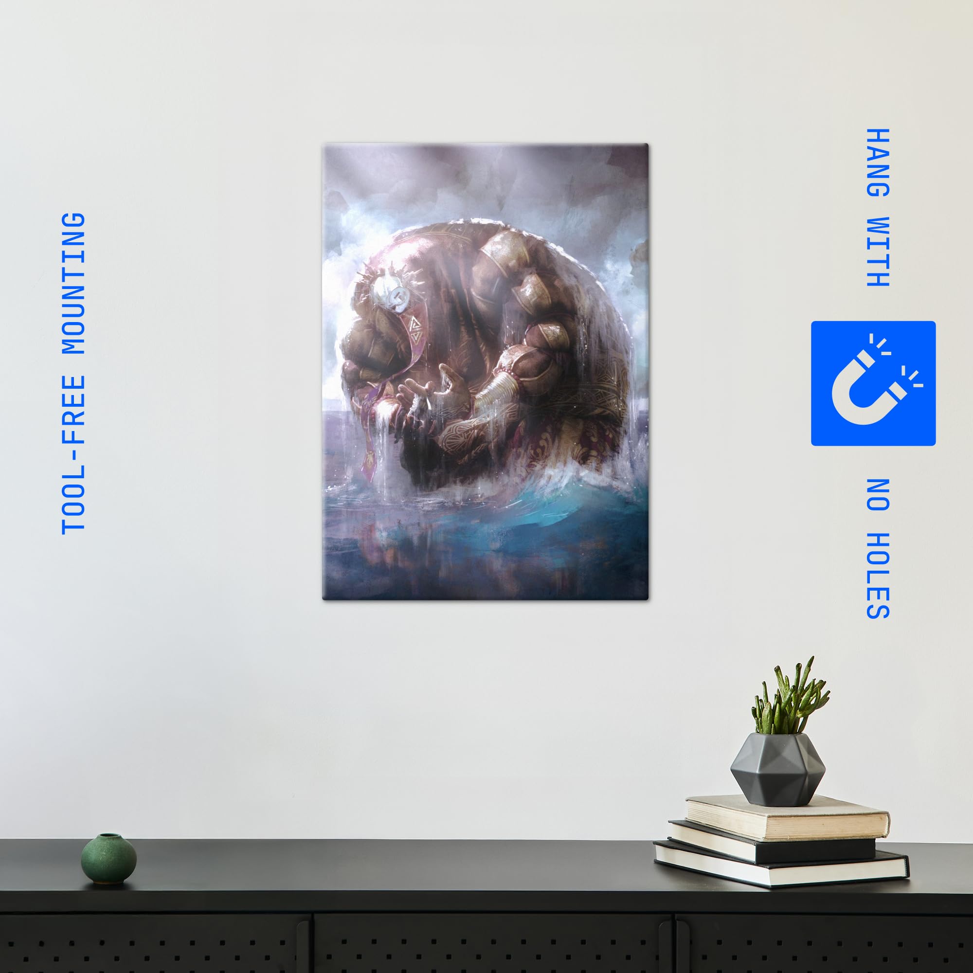 Displate Officiel Clair Obscur: Expedition 33 Poster - Sciel and Esquie's friendship becomes unbreakable - Métallique Fixation Magnétique Licence Officielle Affiche de Haute Qualité 45 cm x 32 cm
