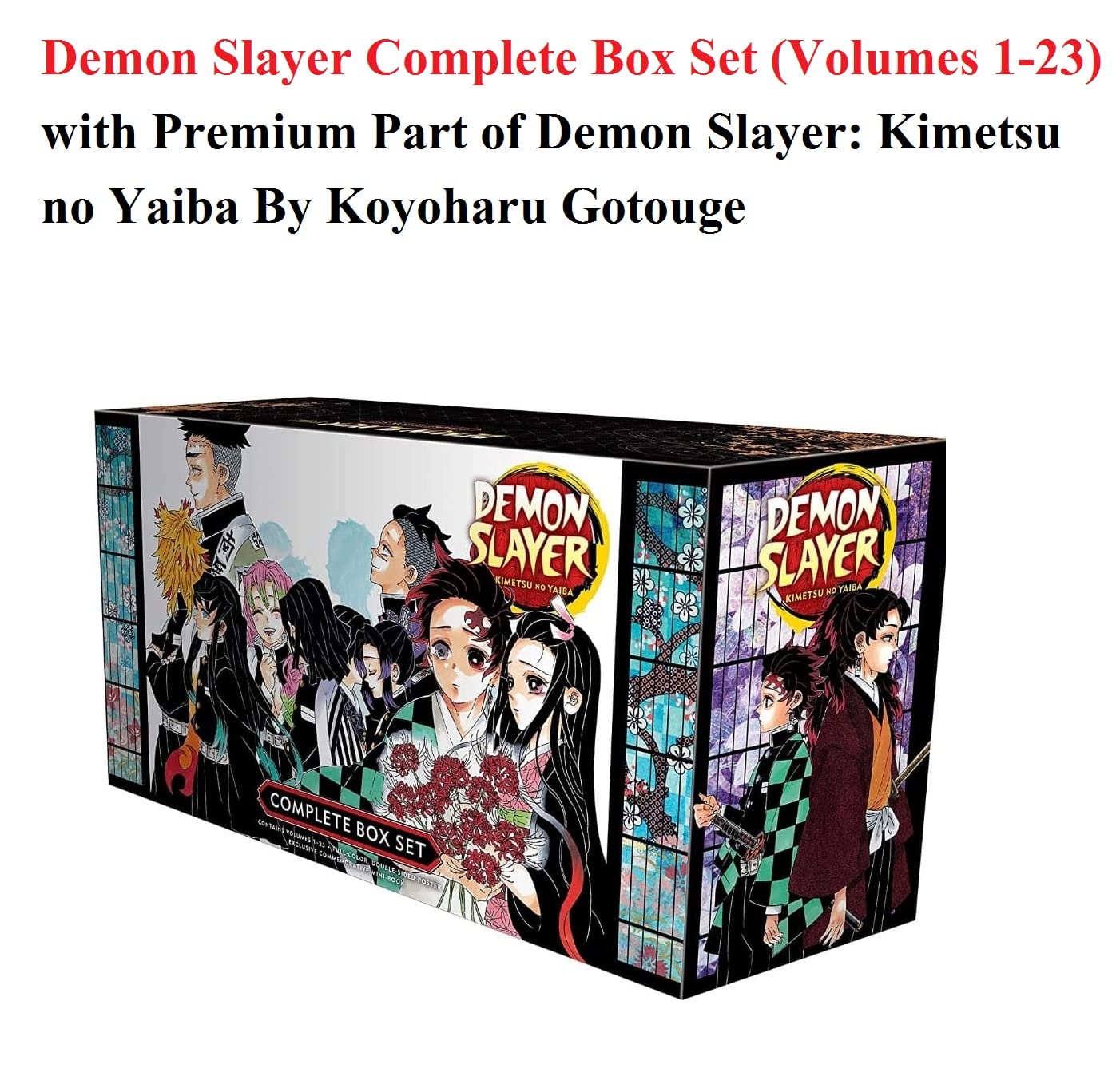 Demon Slayer Complete Box Set (Volumes 123) with Premium Part of Demon