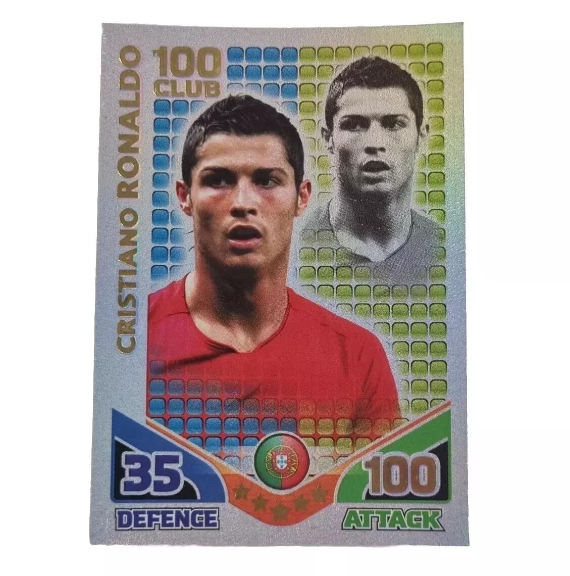 Generic Match Attax World Cup 2010 Cristiano Ronaldo 1 Trading Card