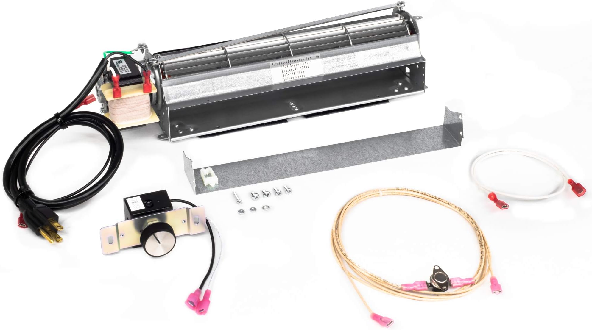 BLOT BLOTMC Fireplace Blower kit for Majestic, Martin, Monessen and Vermont Castings | Ball Bearing, Quiet, High Air Flow, Energy Efficient