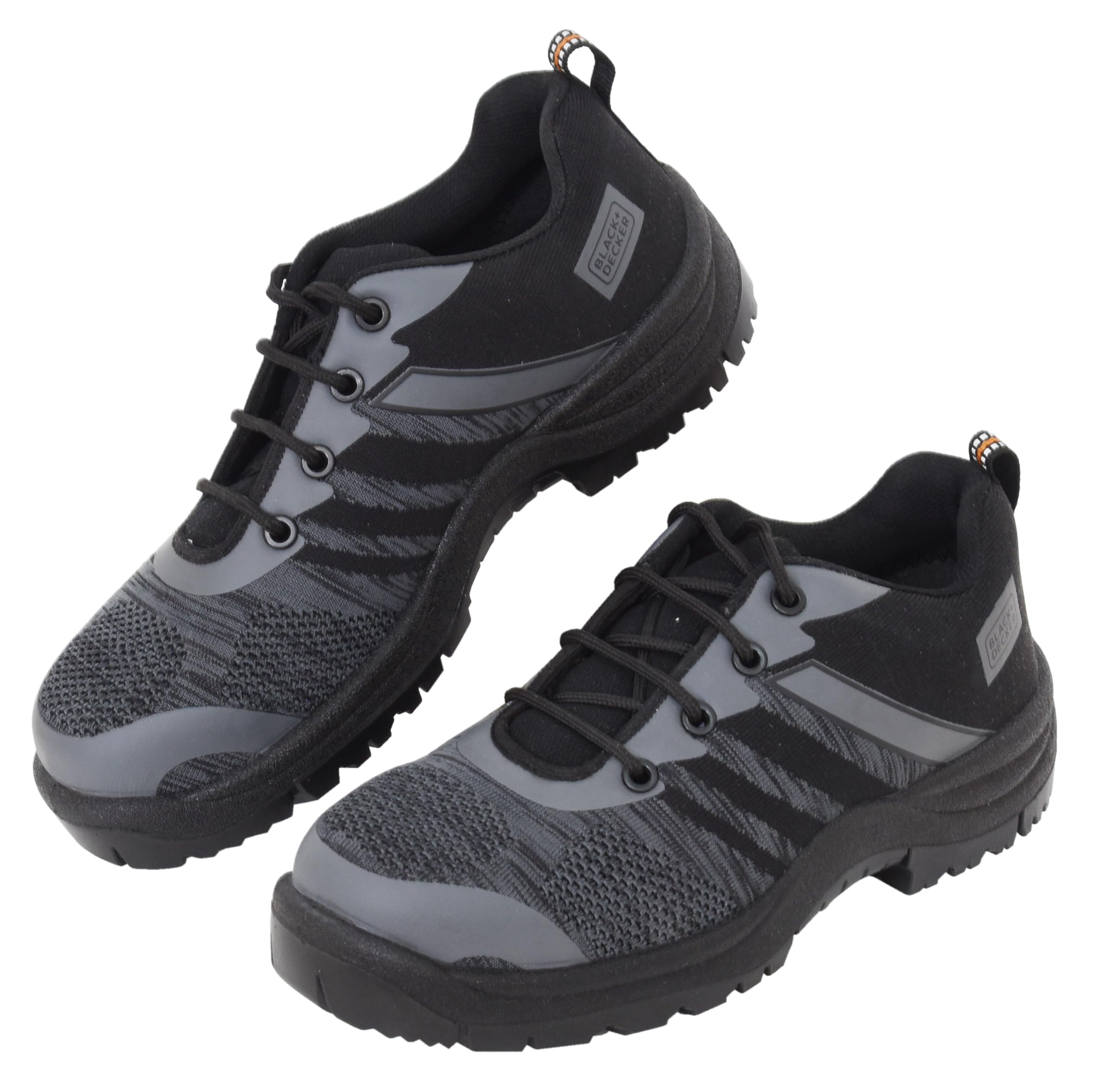 RUBBER N' ROAD ビブタイツ ダークグレー Size M BLACK+DECKER Flyknit Grey & Black Sporty Design Safety Shoes for