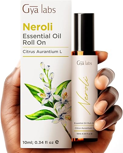 Gya Labs Neroli - Aceite de perfume roll-on Fragancia floral y cítrica de larga duración Exquisito aceite de aromaterapia hecho de aceite esencial
