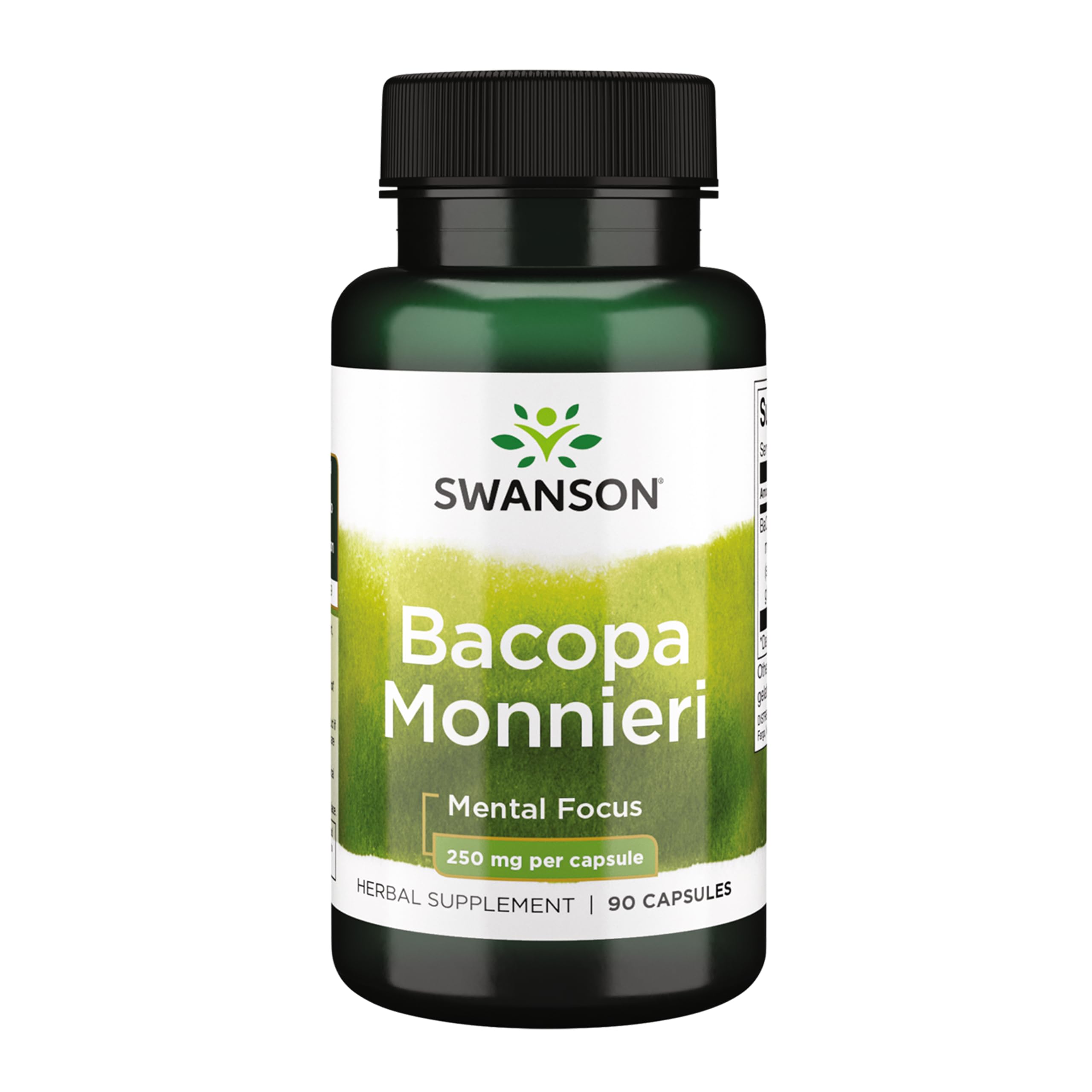 Swanson Bacopa Monnieri Extract Bacognize 250 Milligrams 90 Capsules