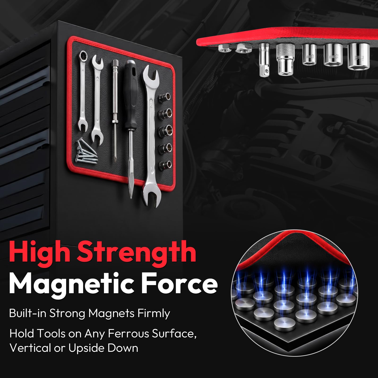 Magnetic Tool Mat - Keep Tools Organized! -2