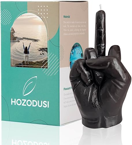 Vela perfumada de dedo medio, decoración única de habitación de color negro, fragancia estética de pino con cera de soja, lindas velas, decoración