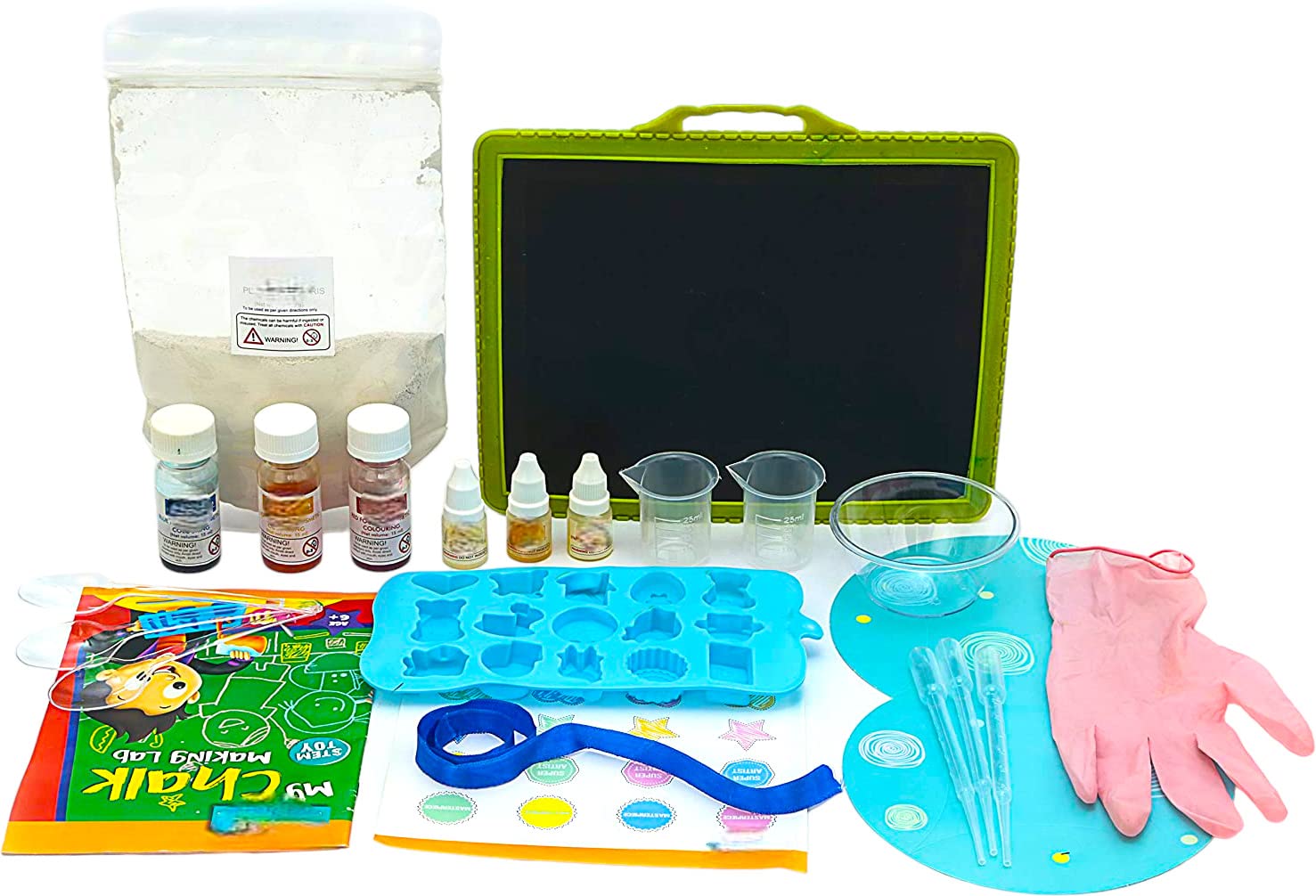 SABIRAT Chalk Making Lab, Ultimate Chalk Making Set for Youngsters [Pack 1, Multicolor] - Image 4 thumbnail