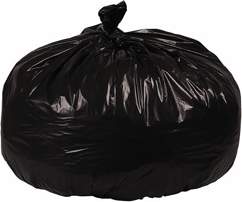 Miniatura 2 de Boardwalk 526 Super Extra-Heavy Repro Can Liner, 38x58, 2 Mil, 60gal, Blk, 10 BGRL, 10 RLCT