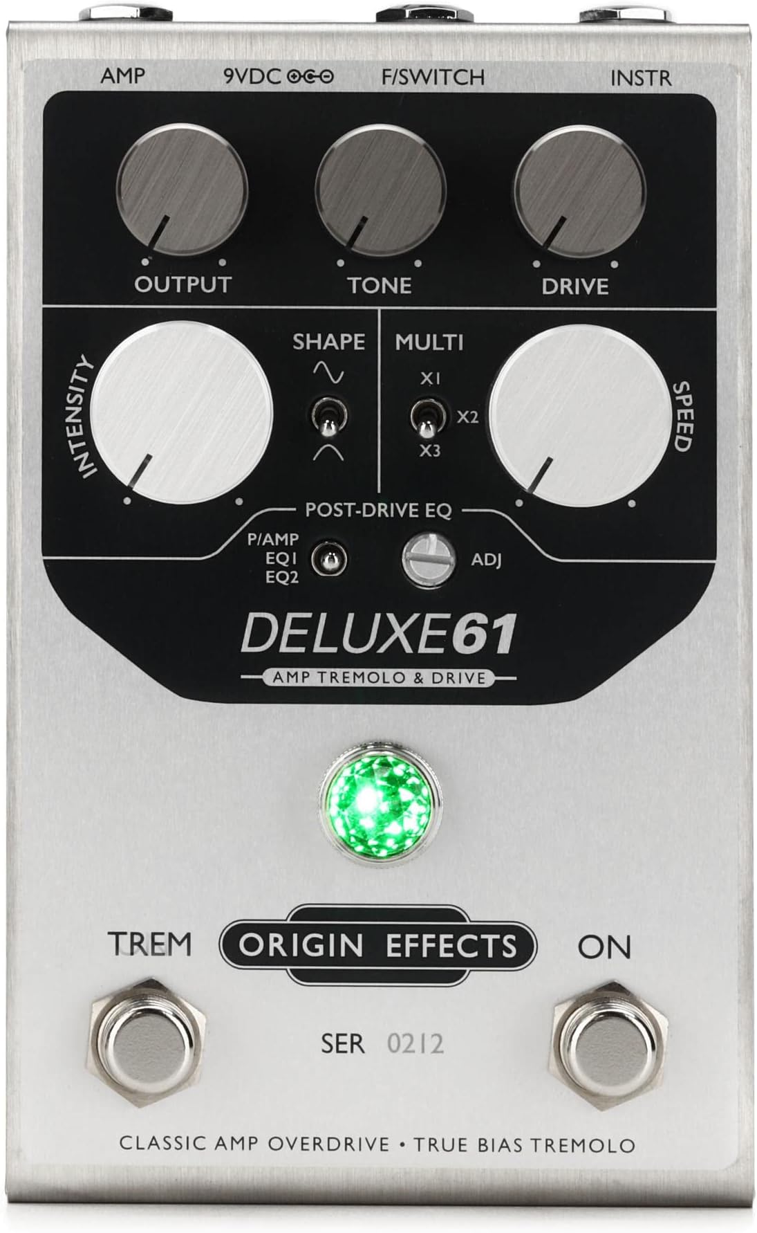 DELUXE61 Amp Tremolo & Drive Pedal