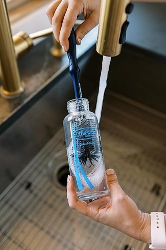 Miniatura 8 de Dr. Brown's Juego de cepillos de limpieza de silicona con botella, boquilla y cepillo para pajilla, 3 cepillos para limpiar biberones, boquillas,