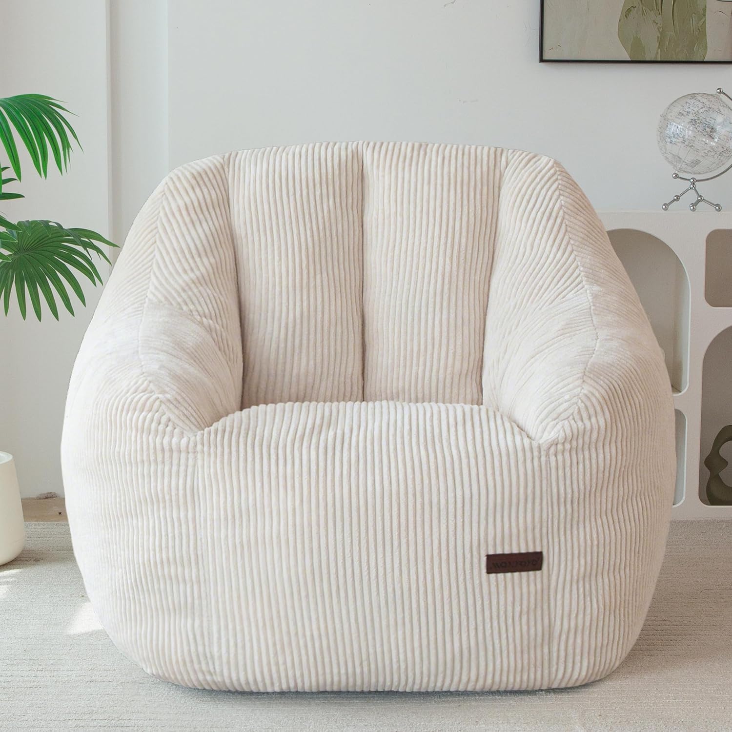 MAXYOYO Pouf Canapé-Pouf avec Rembourrage, Fauteuil Confortable pour Le Salon, Idéal pour Adultes et Enfants, Canapé de Sol Rembourré pour la Chambre, Le Dortoir ou la Lecture