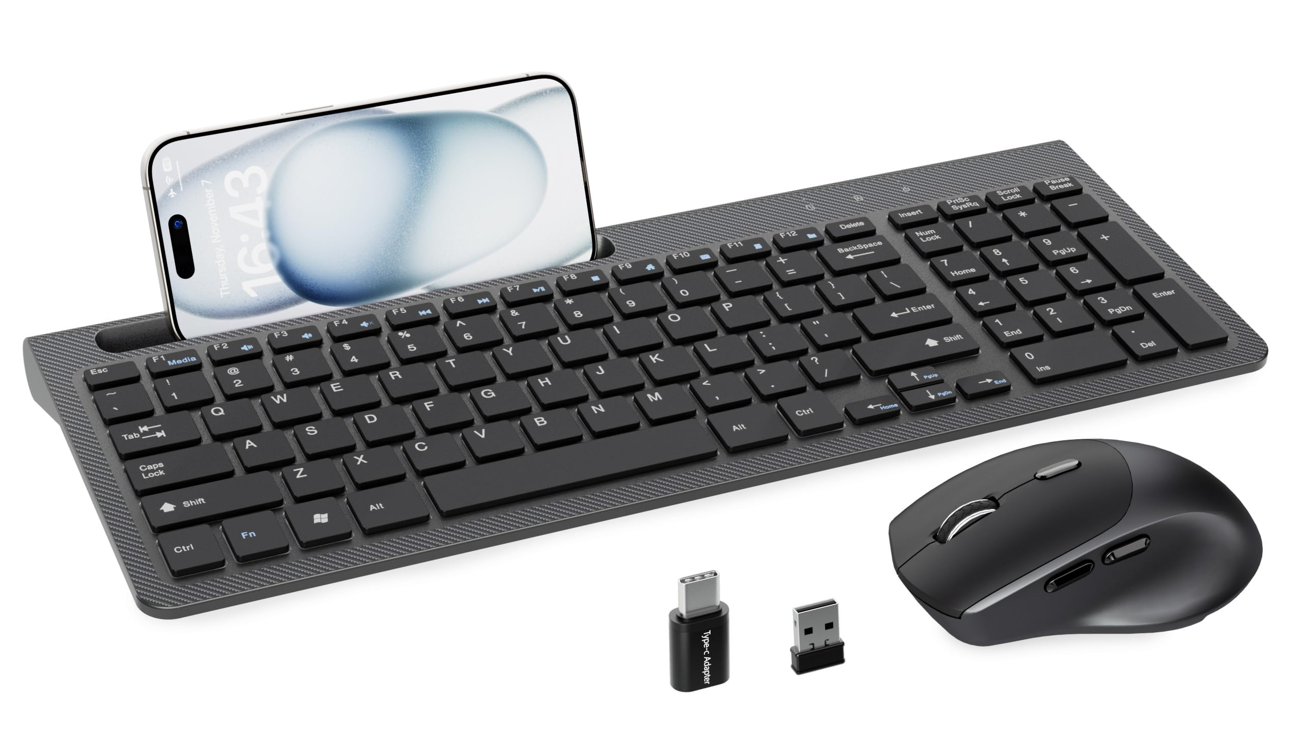 Amazon.com: Links9+ Wireless Keyboard and Mouse Combo with Phone