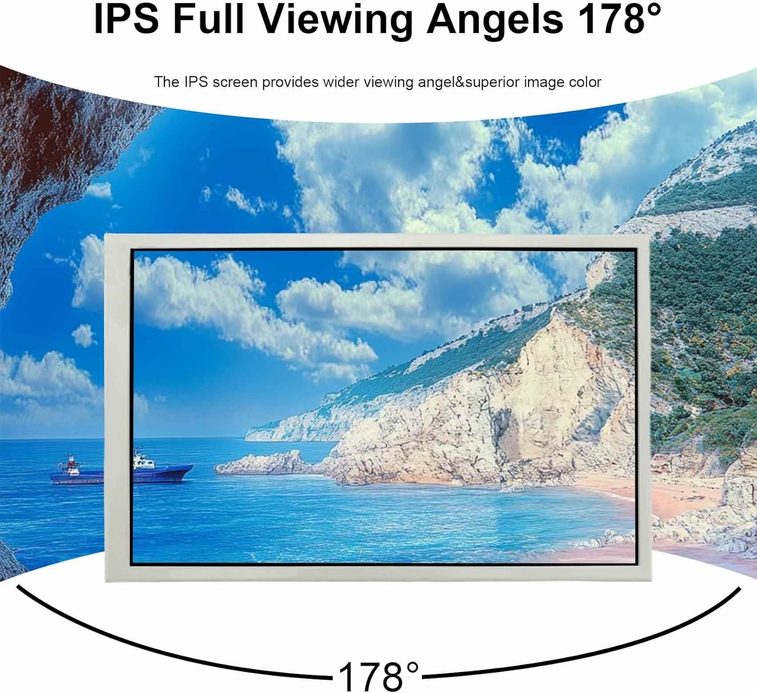 മോണിറ്റർ വീതിയിൽ പ്രദർശിപ്പിക്കുന്നു viewകോണുകൾ