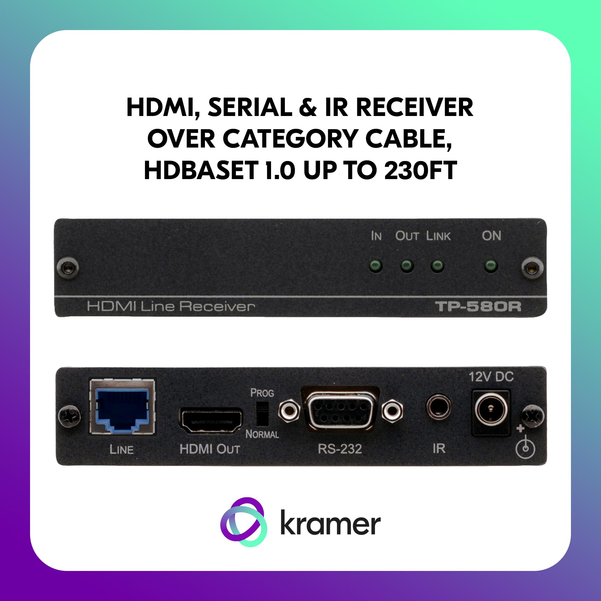 その他 HDMI, BIDIRECTIONAL RS 232 IR OVER HDBASET TWISTED PAIR RECEIVER Amazon | HDMI, BIDIRECTIONAL RS 232 IR OVER HDBASET TWISTED PAIR