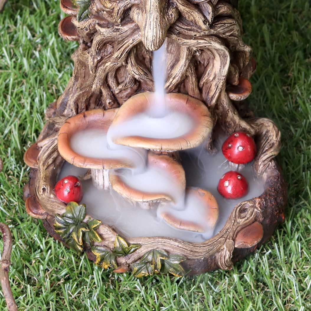 Nemesis Now Wisest Dryad Tree Spirit Green Man Rückfluss-Räuchergefäß, Polyresin, Braun, Einheitsgröße