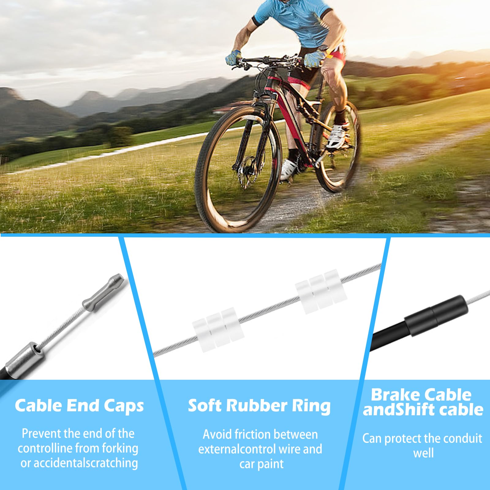 Cble d'extension de vélo électrique Vélo 1 à 2 Cble de moteur divisé