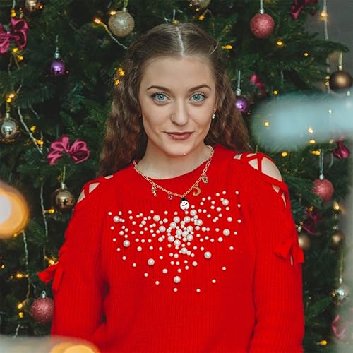 Miniatura 6 de KISSITTY Acerca de 20 unidadeshebra de cuentas de muñeco de nieve de Navidad hechas a mano Lampwork Snowman Beads Spacer Perlas de joyería de vidrio