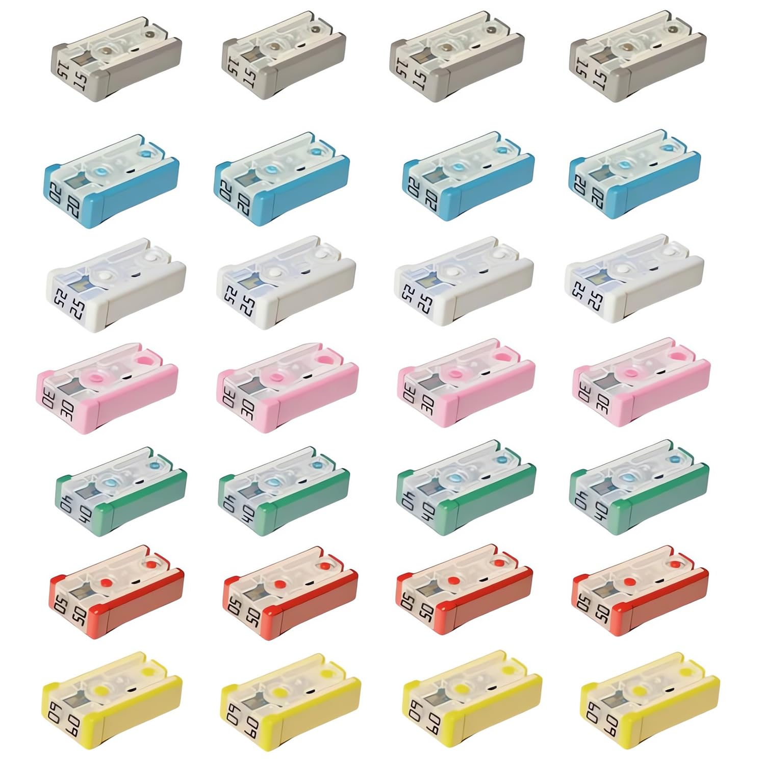 Mini Automotive Fuses Kit - 28 Pcs -1