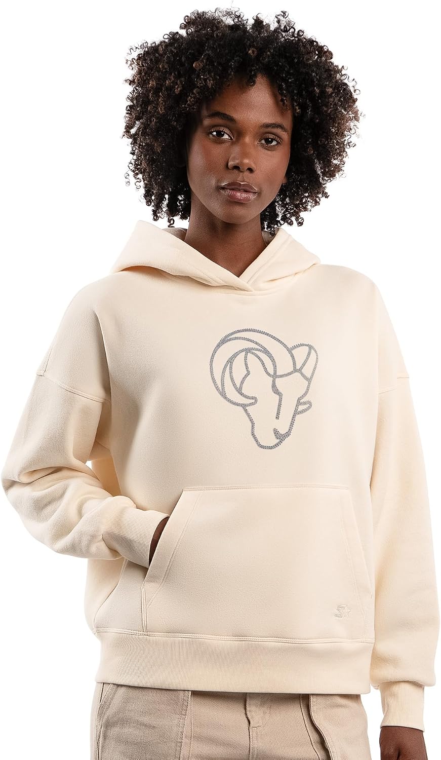 STARTER Women's NFL Rhinestone Relaxed Hoodie
