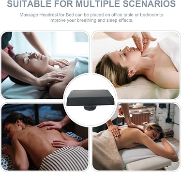 Beavorty Massage Pillow Massage Face Cradle Table Headrest Replacement Adjustable -Shaped Pillow Elastic Memory Foam Face for Beauty Bed Decorative Pillows