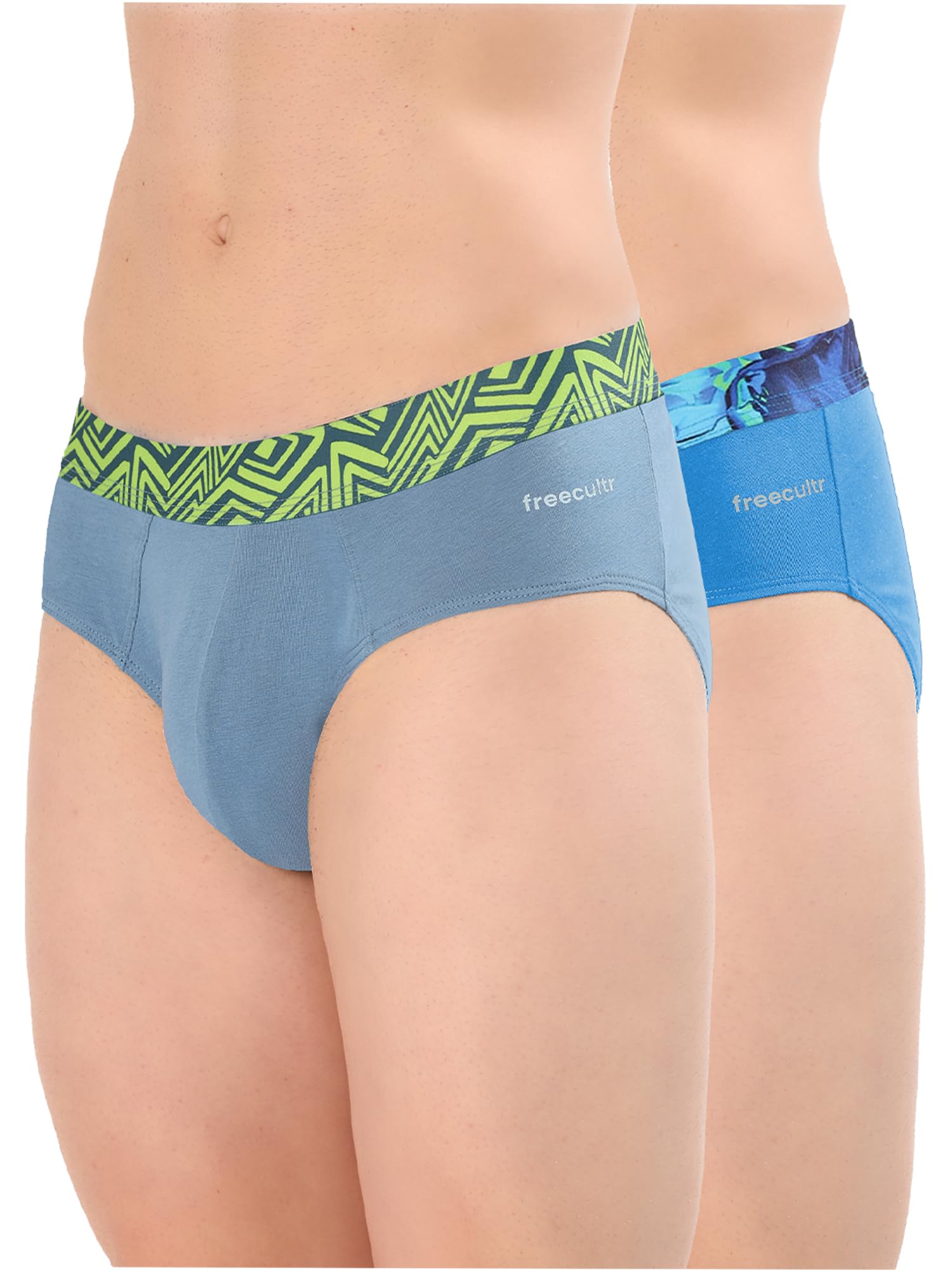 Men's Ultra Soft Cotton Briefs with Stylish Abstract Waistband – Anti-Bacterial, Sweat-Resistant, Stretch Fit, All-Day Fresh Comfort Underwear-image-49