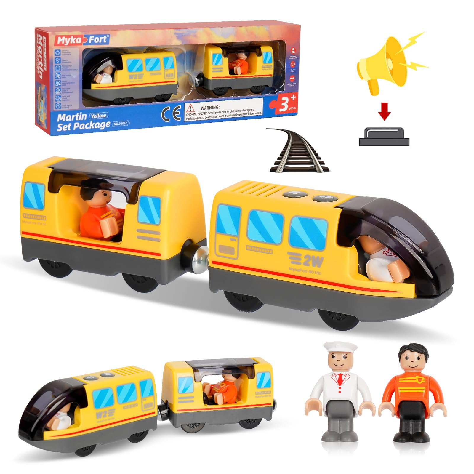 Train Electrique Jouet Moteurs De Modélisme - Train Locomotives U00c0 Piles (connexion Magnétique) Ensemble Grande Moteur Train Bois Electrique Enfant Train Brio