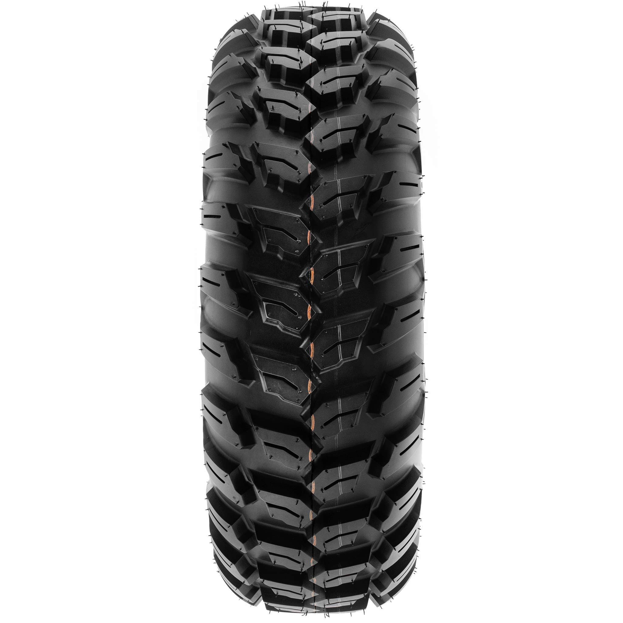 SunF A043 25x8-12 & 25x10-12 Sport-Performance XC ATV UTV Quad Reifen Gelände Radialreifen 6PR TL 63N E4, Satz von 4 Stück