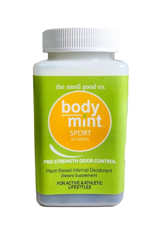 Body Mint Sport — Suplemento fitoterápico de clorofila, 50 comprimidos