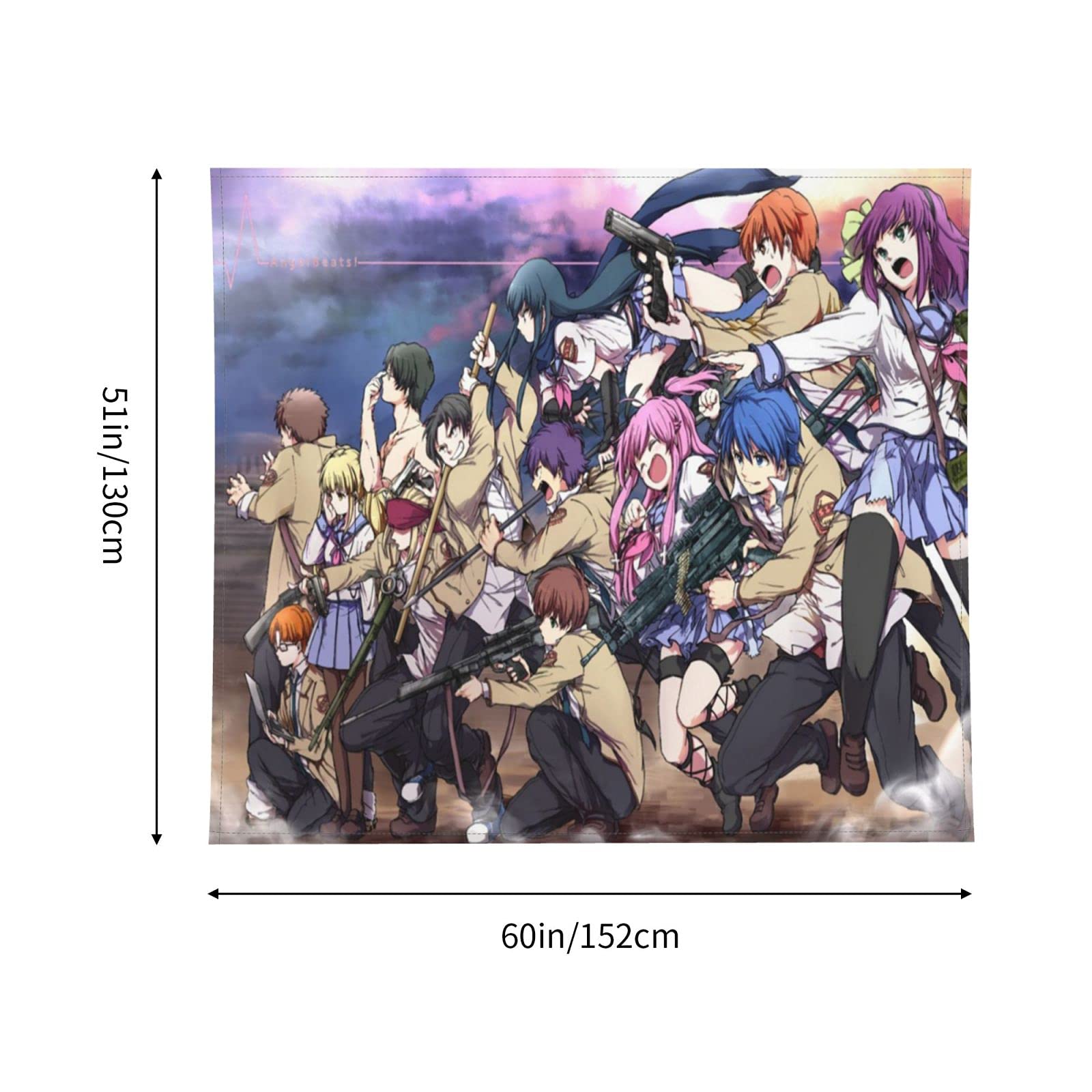 Angel Beats! 特大タペストリー M 集合 Angel Beats！-1st beat- B0