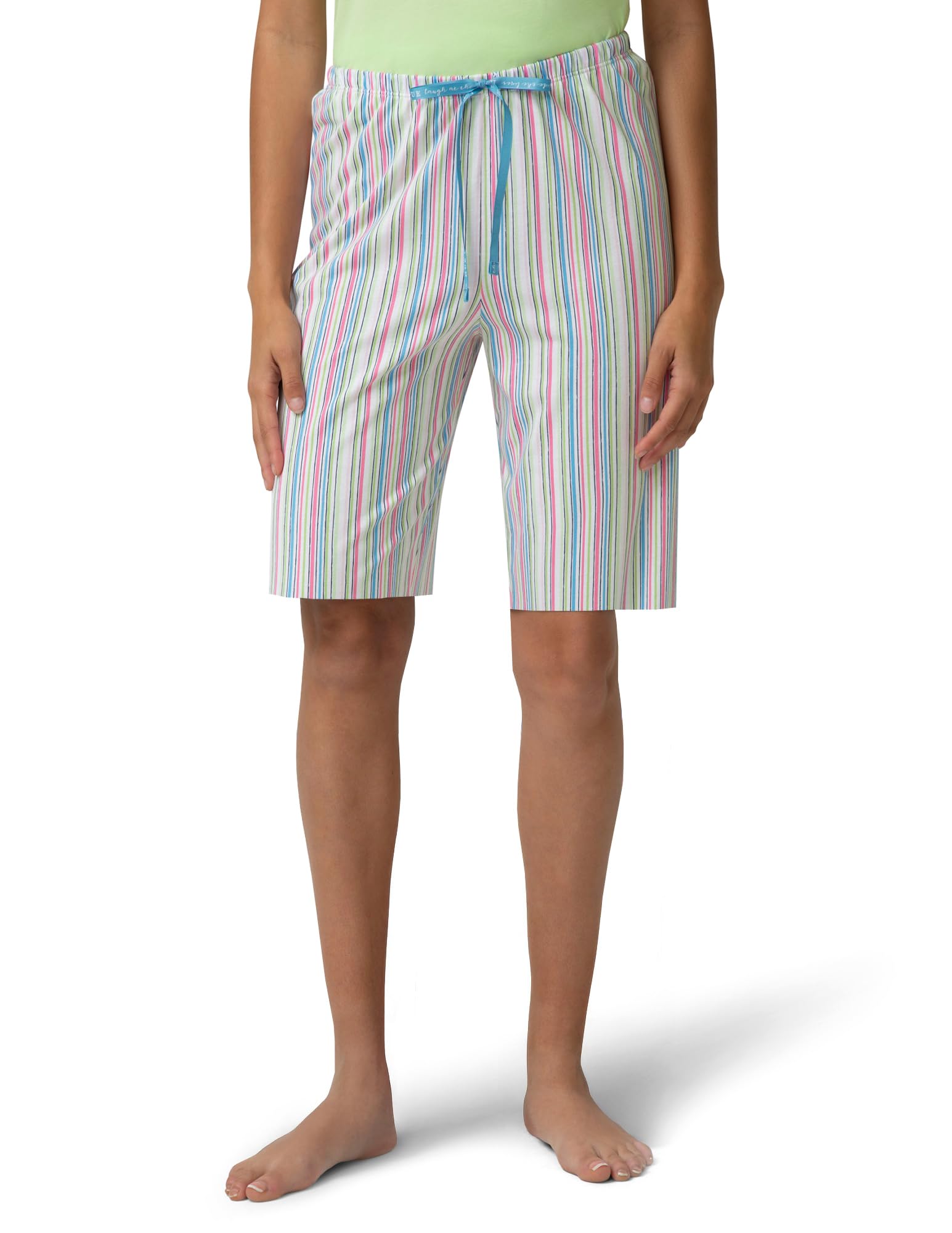 HUE Women's Spring Pajama Separates Soft Whimsical Print Pjs with Flowers, Animals, Garden Themed Pjs, Cocktails