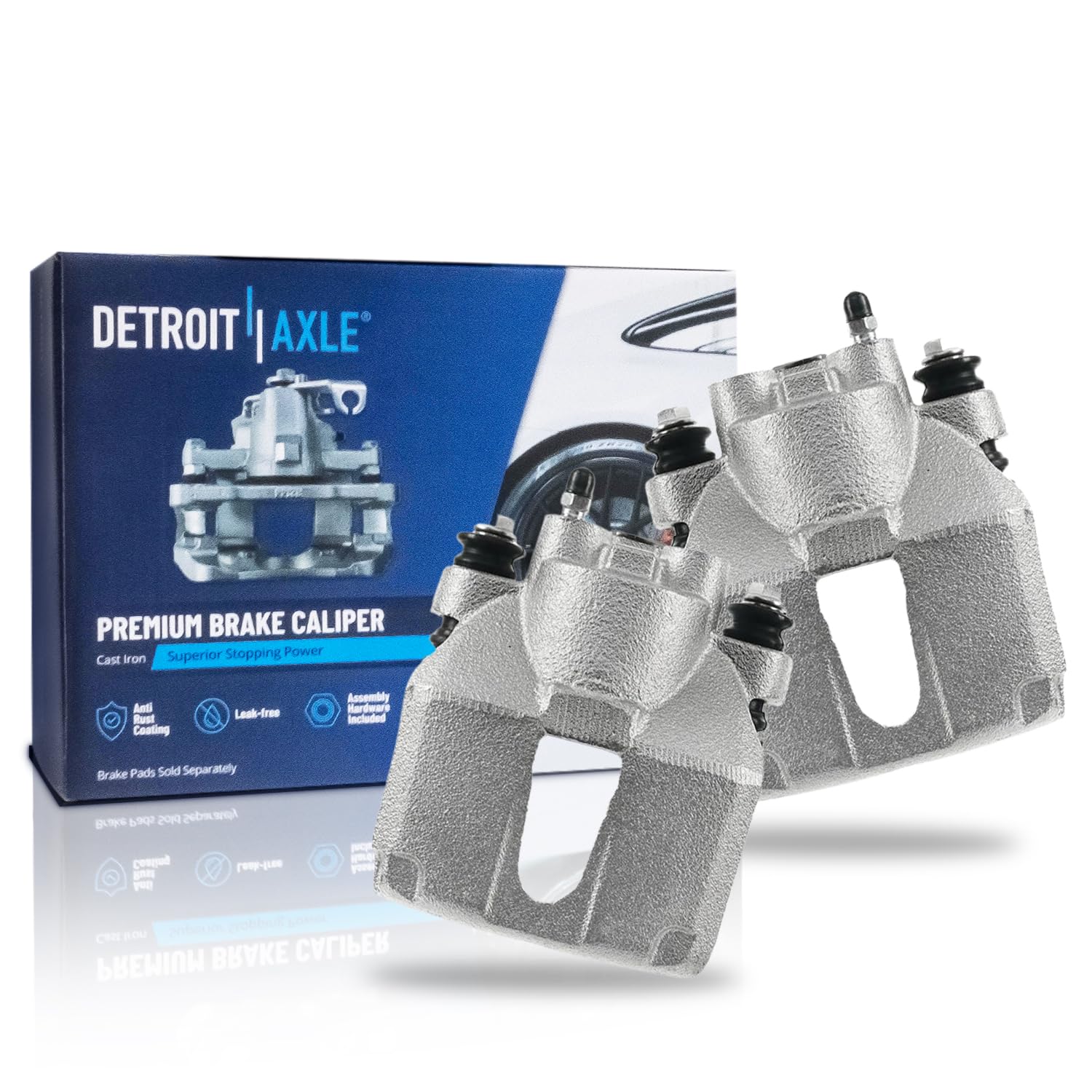 Detroit Axle - 2 Rear Brake Calipers for Ford Expedition F-150 F-250