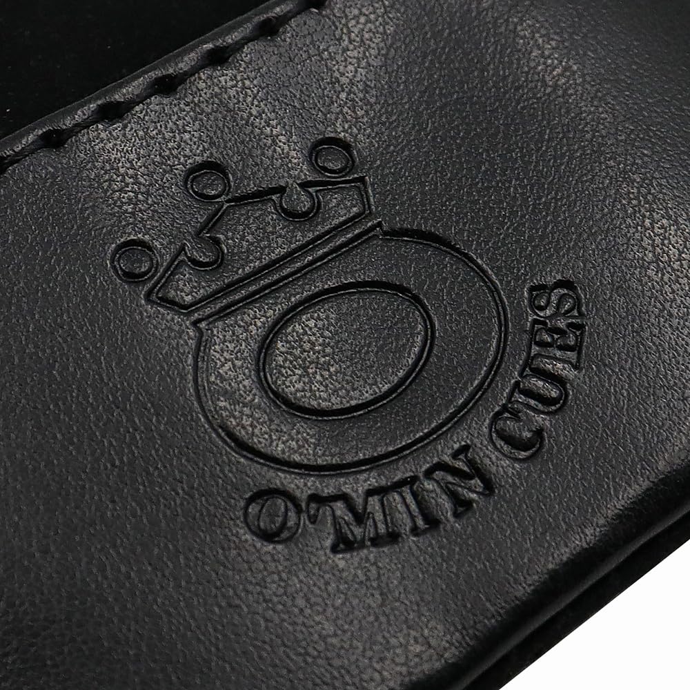 Bolsa de Tiza de Billar Portátil, Bolsa de PU, Negro y Marrón