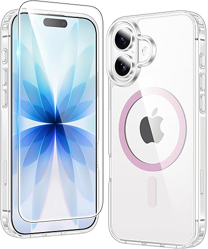 Miniatura 247 de FNTCASE para iPhone 15 Funda Transparente: Fundas para iPhone 14/13 Compatibles con Magsafe, Funda Anti-Amarilleo, Grado Militar de Protección