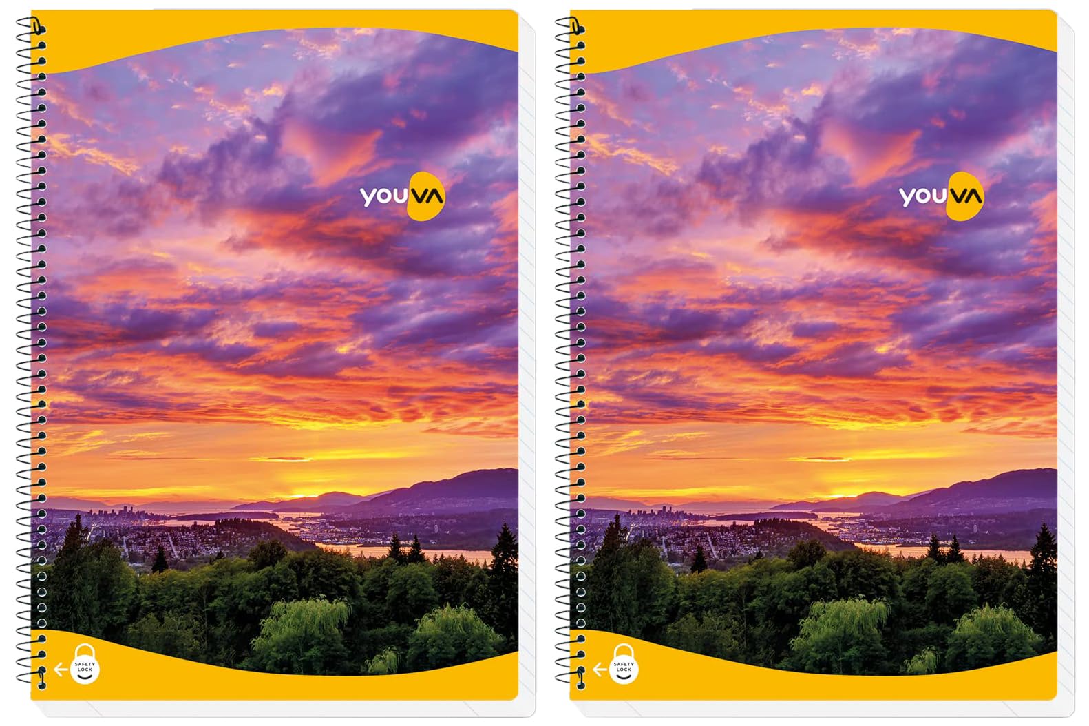 YOUVA Navneet Spiral Long Book For Students And Executives | Spiral Bound With Safety Lock | A4 Size - 21 X 29.7 Cm | Single Line | 300 Pages | Pack Of 1 — Amazon image 10