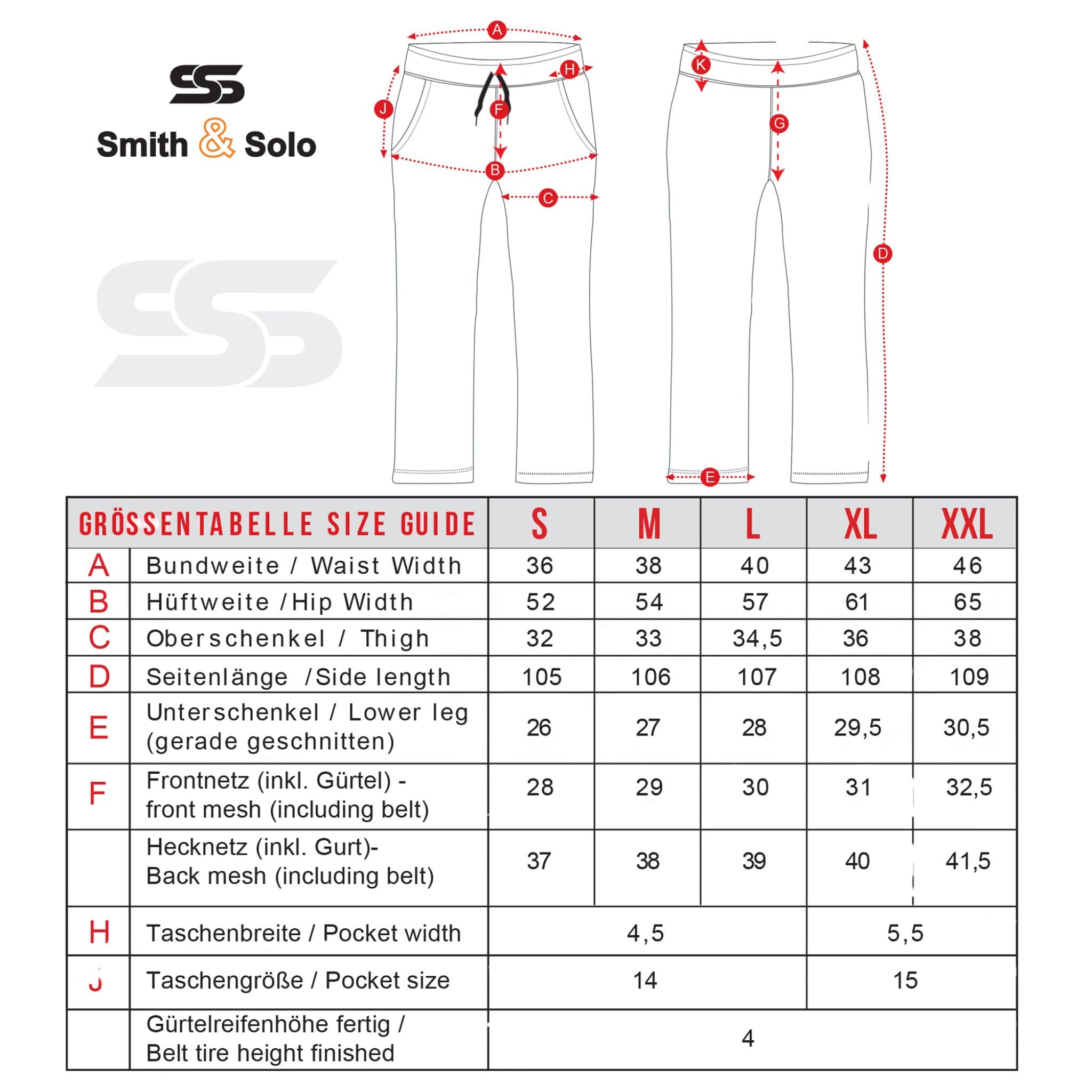 Smith & Solo Damskie spodnie do biegania - bawełniane spodnie sportowe, długie, spodnie treningowe, spodnie do biegania, wygodne spodnie dresowe, szerokie nogawki z elastycznym ściągaczem, spodnie do