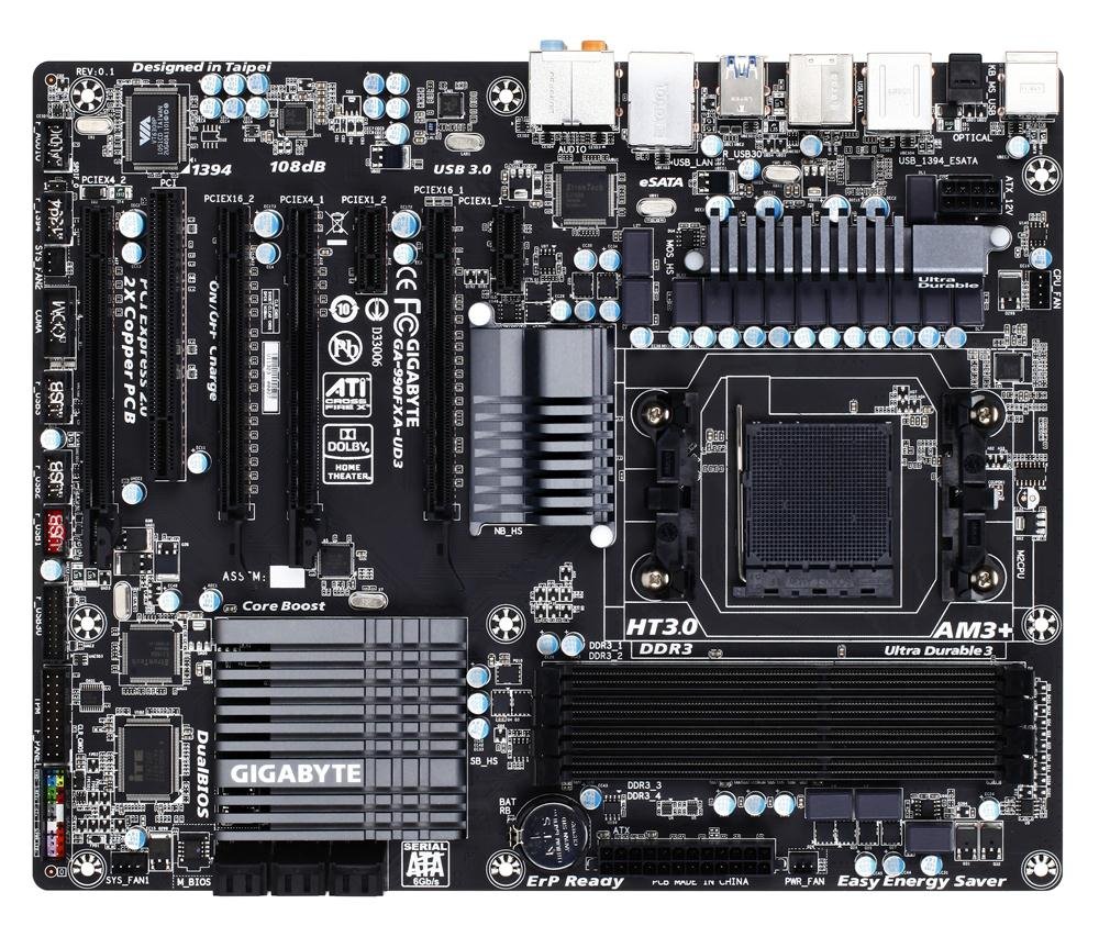 AMD FX-8350 + GA-990FXA-UD3 + メモリ8GBセット Amazon.com: GIGABYTE GA-990FXA-UD3 AM3+ AMD 990FX SATA 6Gb/s