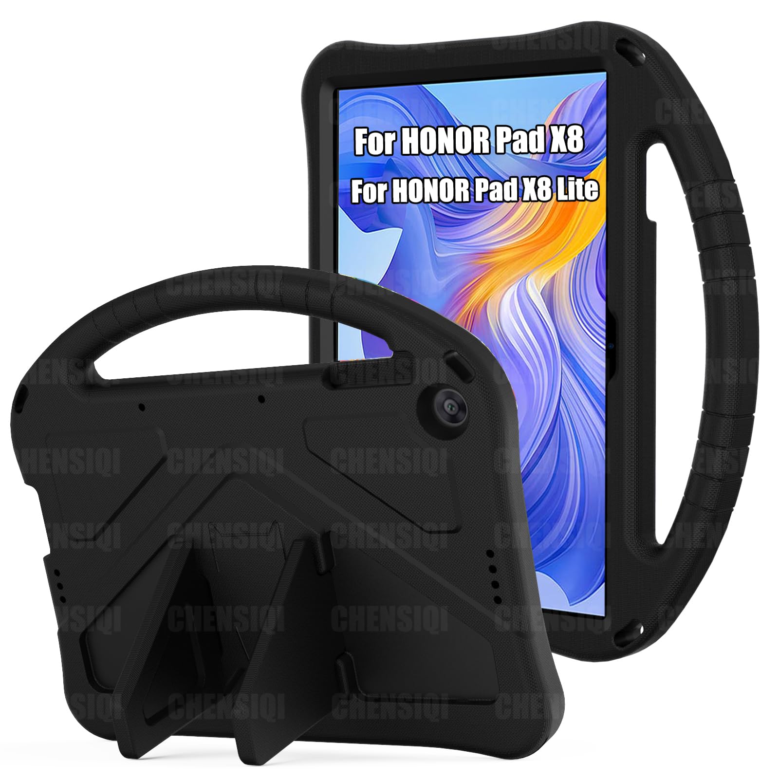 Gruattreay Compatible with Honor Pad X8 10.1 inch/X8 Lite 9.7 inch 2022 Case, Kids Shockproof Handle Stand Tablet Cover Case for Honor Pad X8/X8 Lite (Black) (B0CCNZFN8S) Amazon Price History, Amazon Price Tracker
