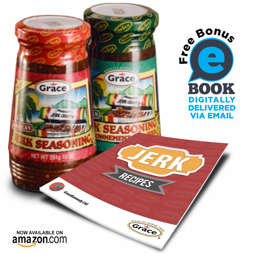 Grace Jerk Seasoning Mild 1 Bottle 10 oz Spicy Authentic Jamaican