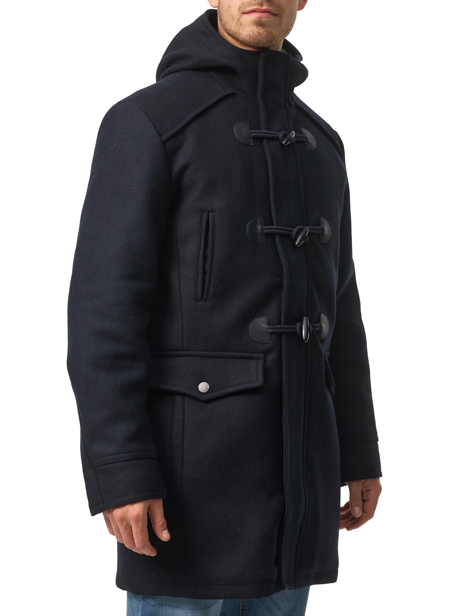 Indicode Hommes Liam Coat | Manteau d'hiver duffle-coat