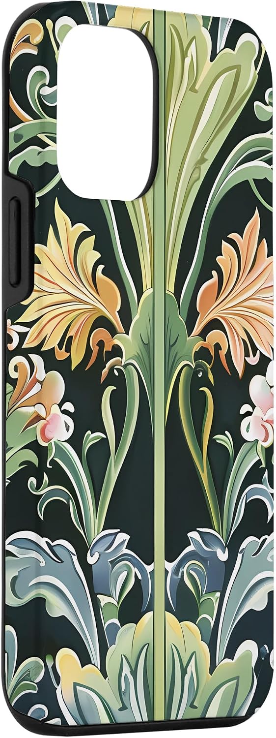 Vintage Garden Art Nouveau Botanical Pattern Case for iPhone 12 mini