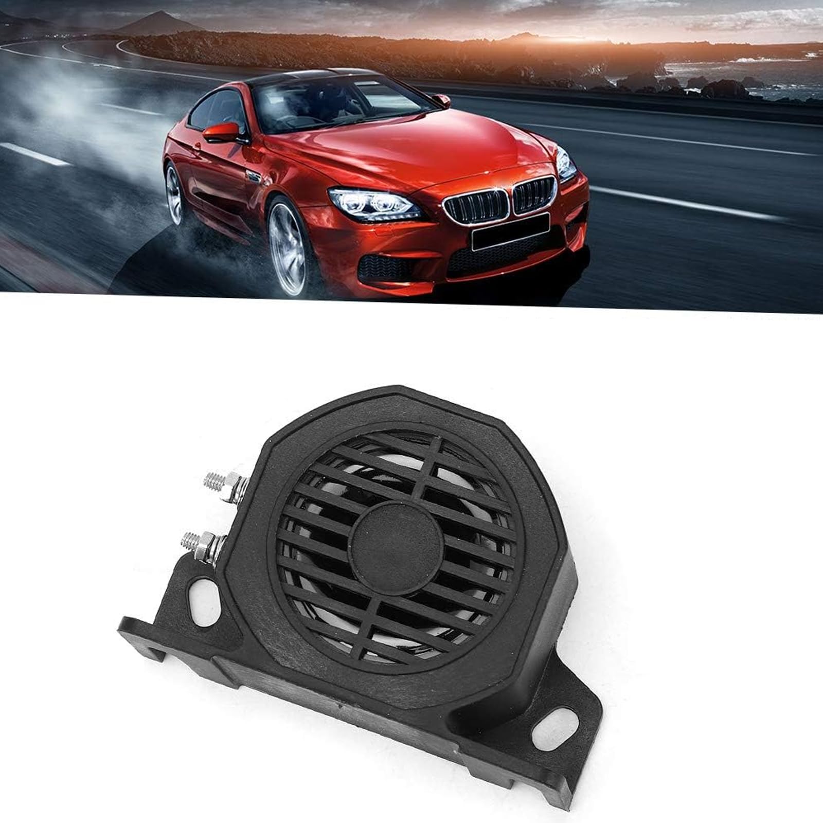 Avertisseur de Recul Universel, 12-24V, 110db Klaxon Alarme de Voiture Recul D'avertissement pour Voitures Camions Fourgonnettes Véhicules Lourds(Carrée Alarme De Recul)