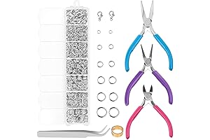 Permanent Jewelry Starter Kit with Jump Rings and Jewelry Pliers