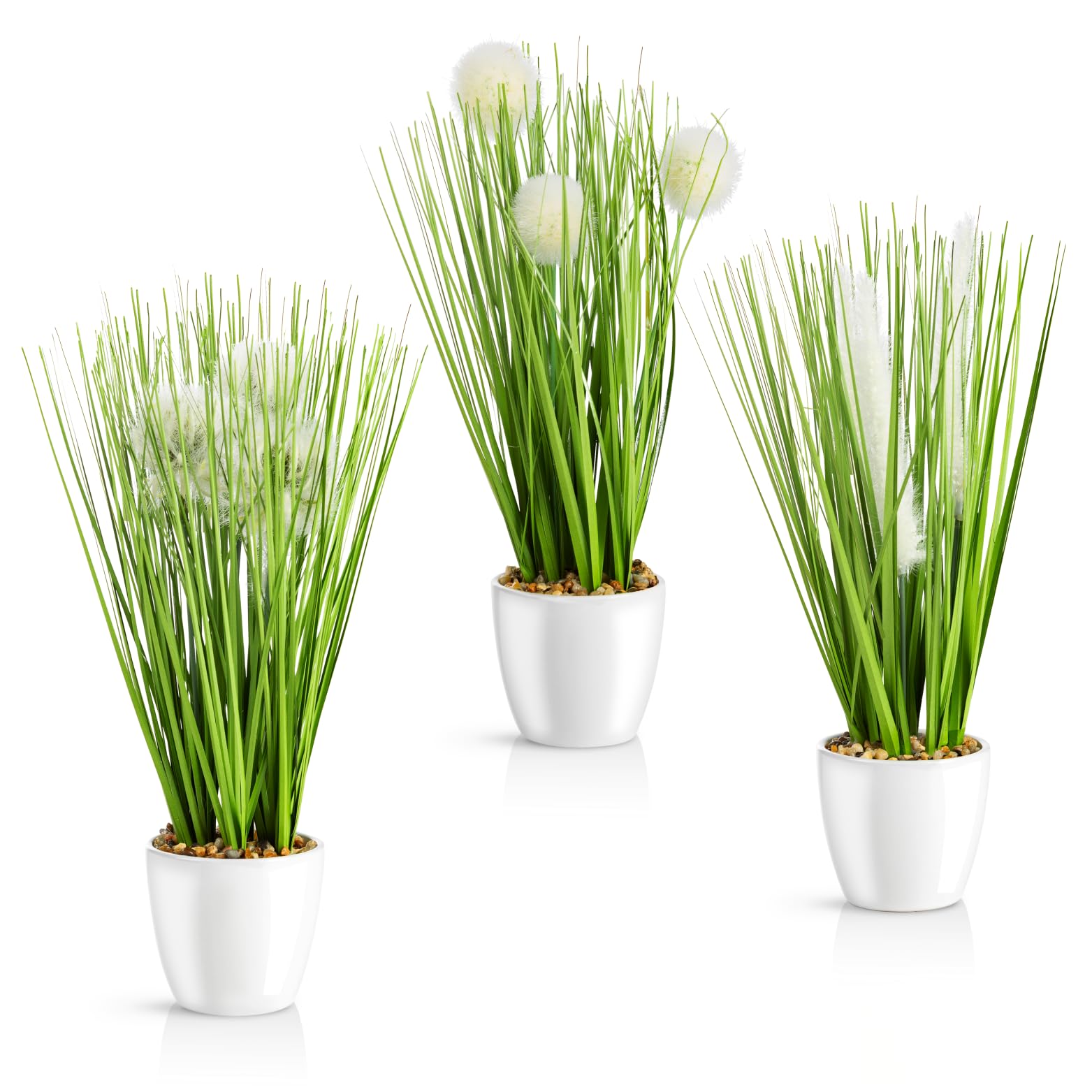 Amazon.de: PASCH 3 x Kunstgras in weiem Keramiktopf (31cm): Grser  knstlich | Knstliches Gras | Kunstpflanze Gras | Dekogras | Kunstpflanzen  wie echt | Knstliche Pflanzen im Topf (Ziergras Variation)