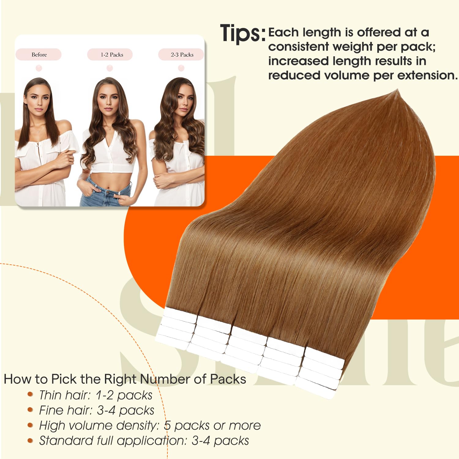 Full Shine Tape in Hair Extensions Human Hair Color 330 Auburn Tape ins Human Hair Extensions 10Inch Extensions 30G Invisible Human Hair Extension 20Pcs Straight Natural Hair for Women Add Volume thumbnail