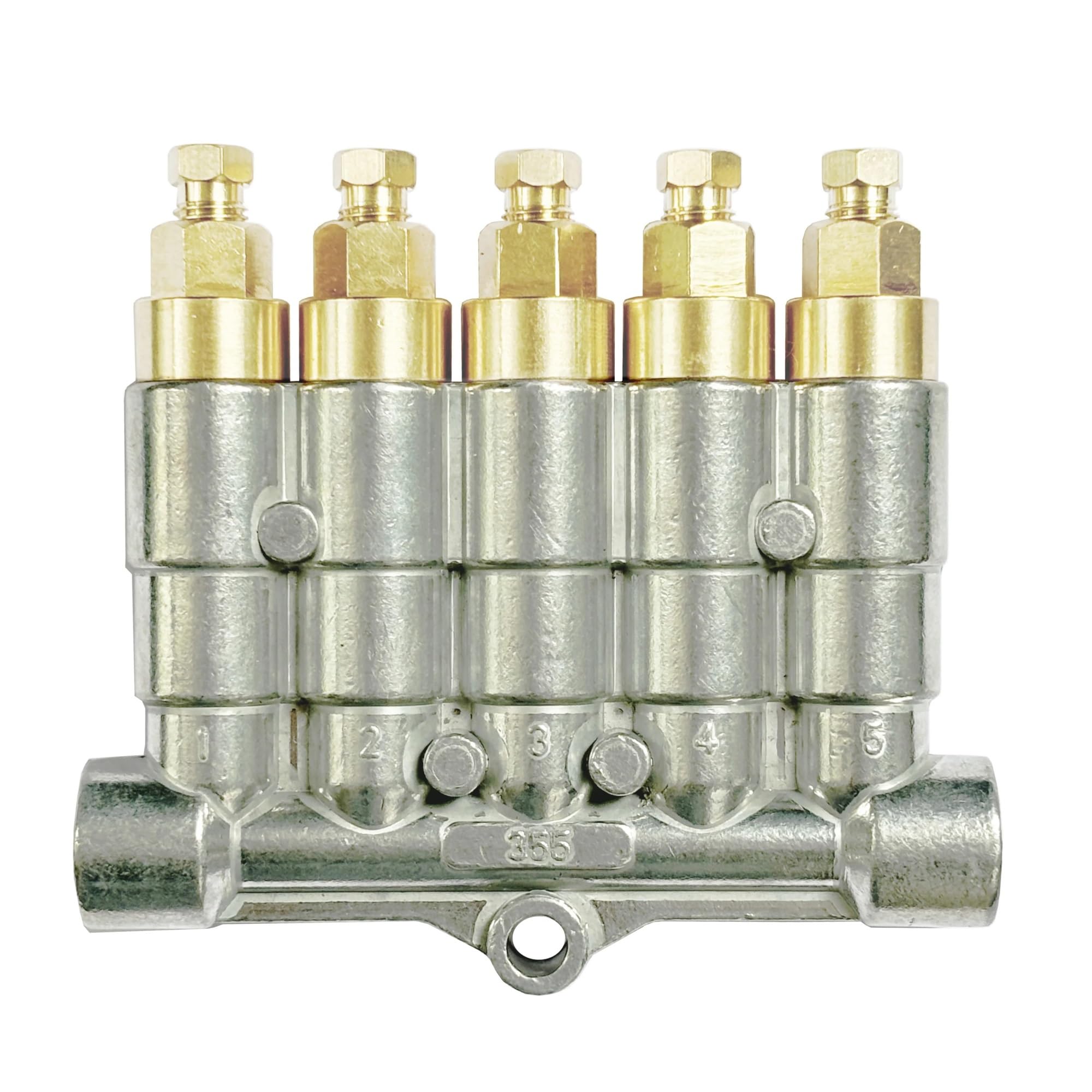 Válvula separadora de lubricación Colector de lubricante 5 salidas 0.2CC 0.3CC | Distribuidor volumétrico de aceite Detective R355 551 R353 R352 R35(R352 (2 outlets),0.3CC)